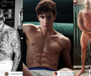 Justin Bieber, Shawn Mendes i Orlando Bloom