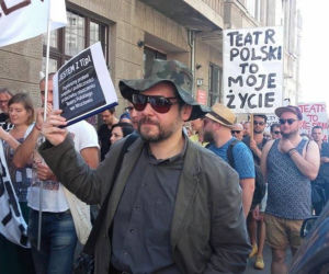 Protest w Teatrze Polskim