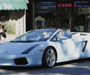 Rod Stewart i jego Lamborghini Gallardo