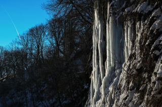 Na Podkarpaciu znów pojawiły się lodospady. Są określane cudem natury