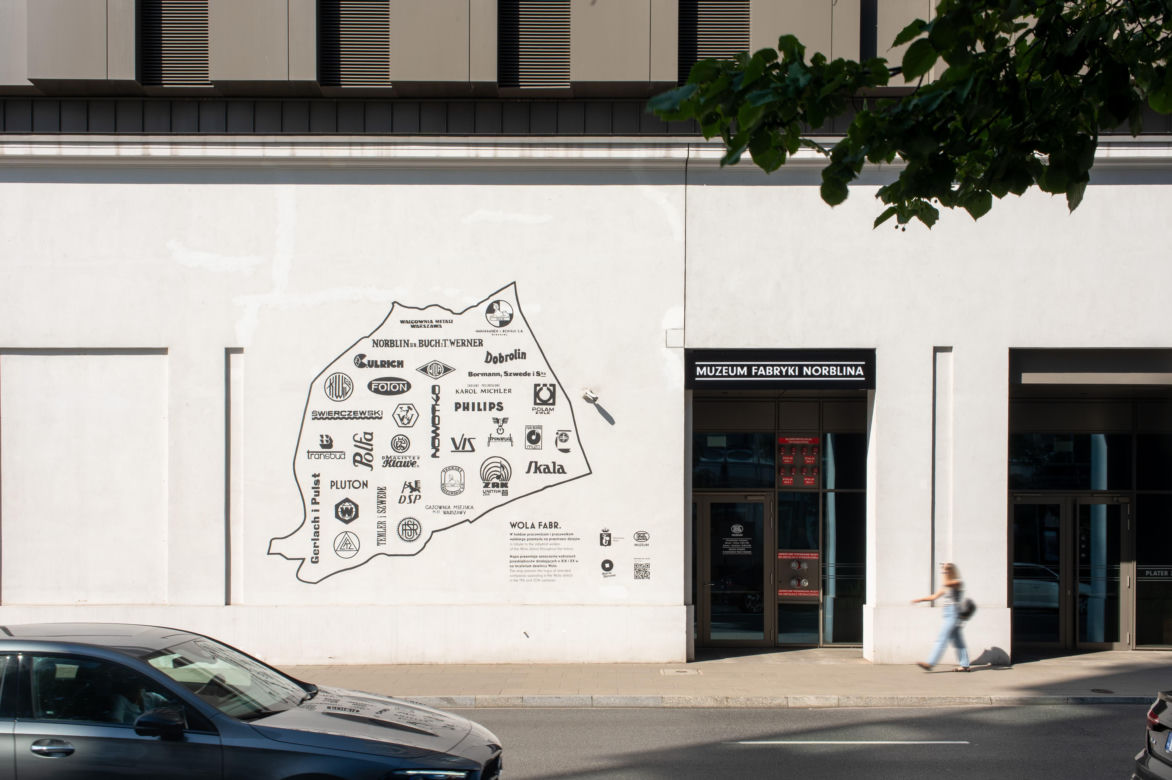 Nowy mural na terenie Fabryki Norblina. Upamiętnia przemysłowe korzenie dzielnicy