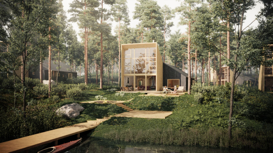 Nowe Liliopolis: ośrodek domów wypoczynkowych w Kalborni na Mazurach