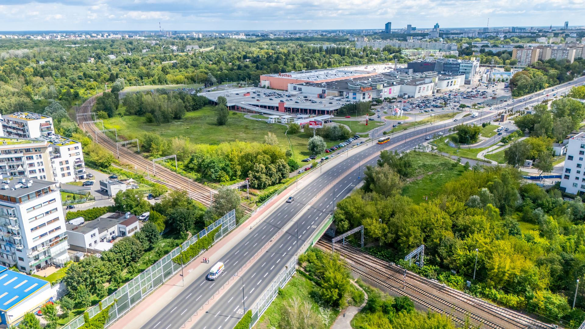 Lokalizacja planowanego przystanku kolejowego Warszawa Ulrychów