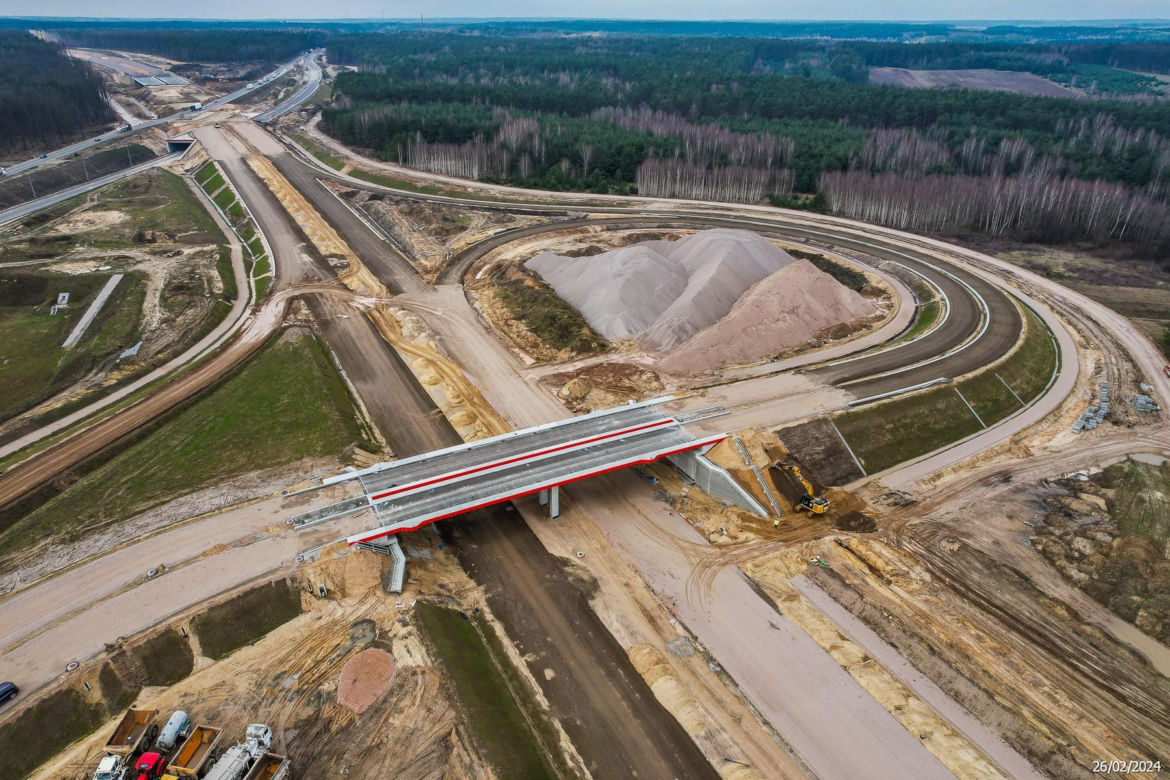 Budowa autostrady A2 Kałuszyn - Groszki