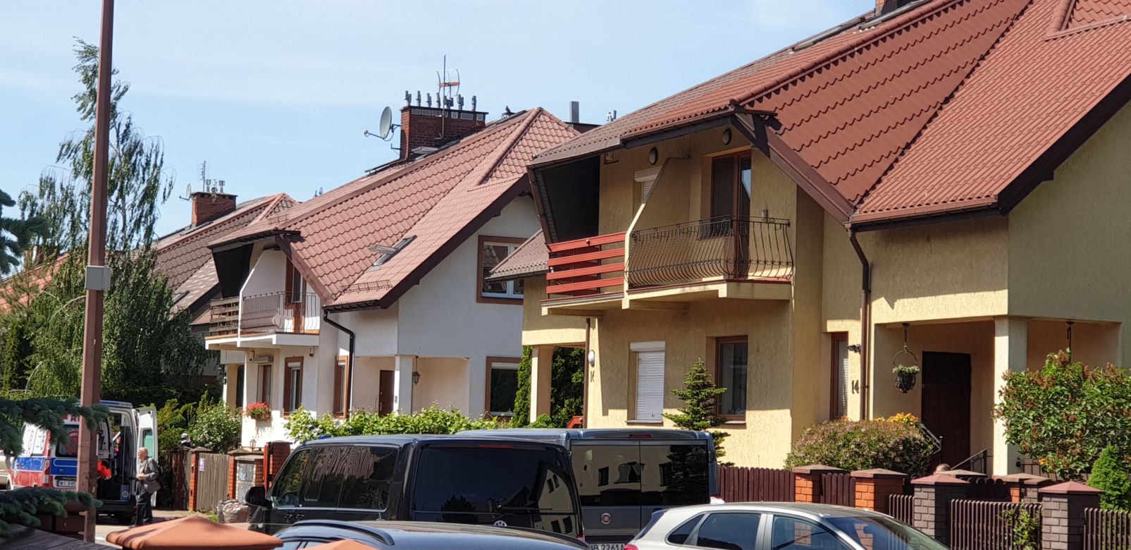 Desperat zabarykadował się w domu