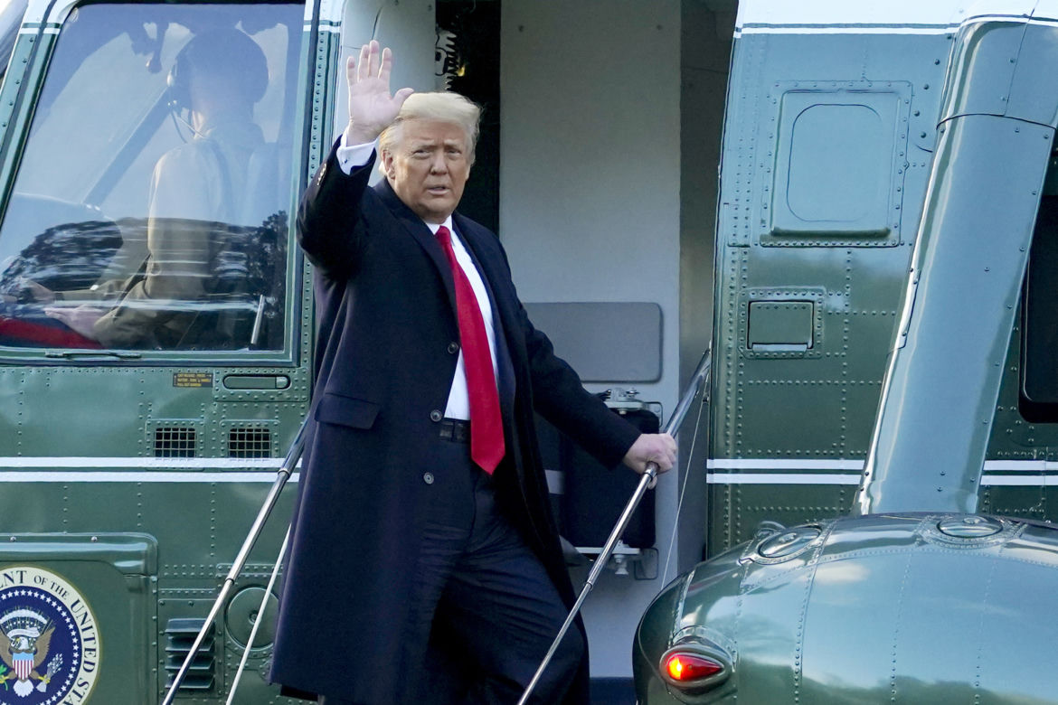 Donald Trump opuścił Biały Dom