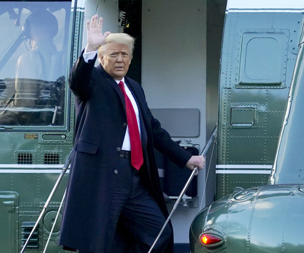 Donald Trump opuścił Biały Dom