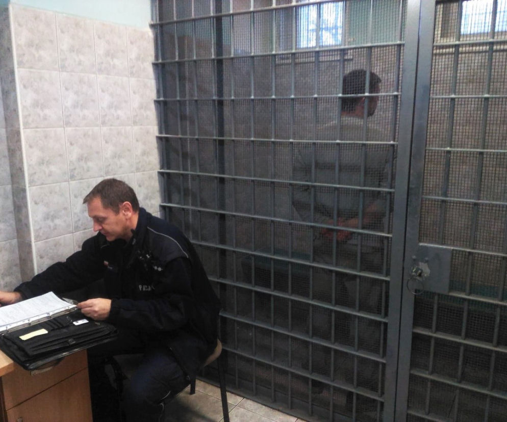 45-latek okradał plac budowy w Lubawie