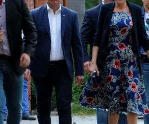 Prezydent wrócił do żony Andrzej Duda Agata Duda