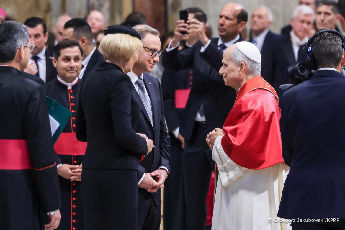 Papież Leon XIV spotkał się z Andrzejem Dudą