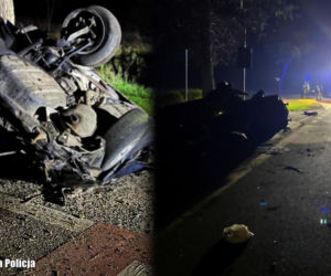 Masakra w Deszcznie! 25-latek zginął w roztrzaskanym BMW [ZDJĘCIA]