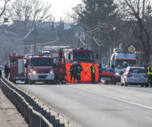 Wypadek Błonie k. Warszawy. Motocyklista nie żyje