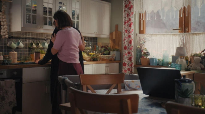 M jak miłość, odc. 1921. Agnes (Amanda Mincewicz), Marysia (Małgorzata Pieńkowska)