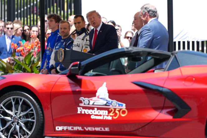 Trump zaprasza na wyścigi IndyCar na zwieńczenie obchodów rocznicowych w Waszyngtonie