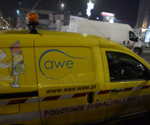 Awaria świateł na rondzie Dmowskiego