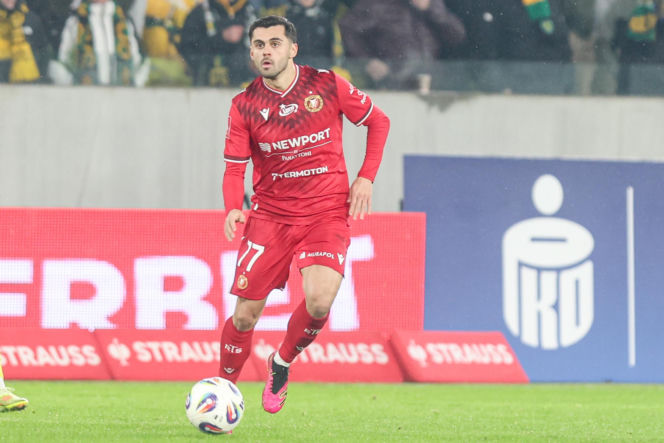 GKS Katowice - Widzew Łódź, zdjęcia kibiców z meczu 20. kolejki PKO BP Ekstraklasy