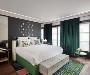 Wnętrze hotelu we Francji