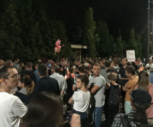 Protest przed domem Jarosława Kaczyńskiego, 22 lipca