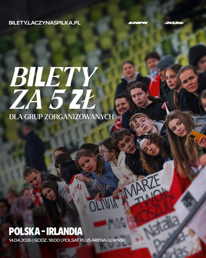 Czas na dwumecz z Irlandią. Trwa sprzedaż biletów na mecz kwalifikacyjny do mistrzostw świata