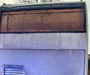 Mława: Autobus bez szyby woził dzieci