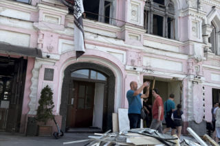 Rosyjski atak na Kijów. Potworne zniszczenia [24.05.2026]