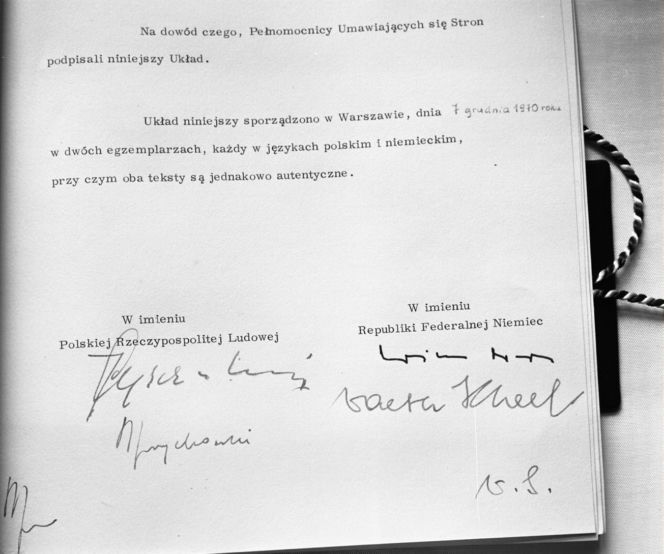 Układ Warszawski. 45. rocznica "Układu między PRL a RFN.