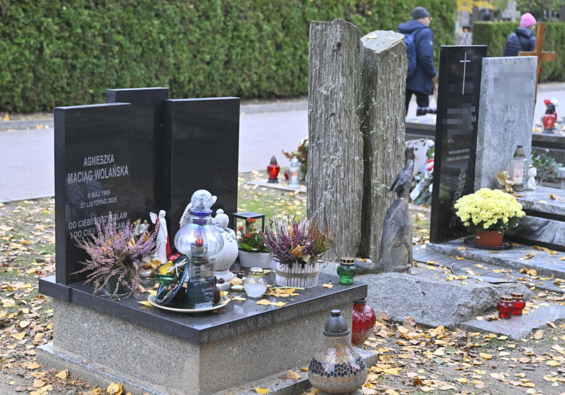 Tak wygląda grób Agnieszki Maciąg