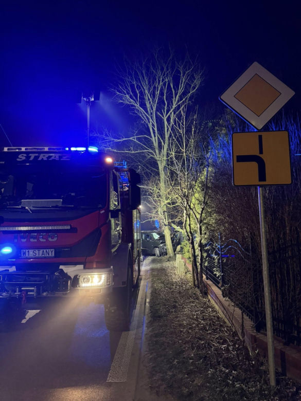 wypadek w Dąbrówce Stanach gmina Skórzec