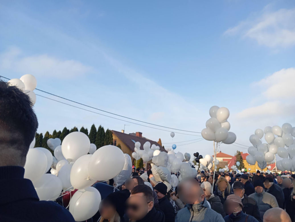 Pogrzeb Ireny Rupińskiej i jej wnuczka