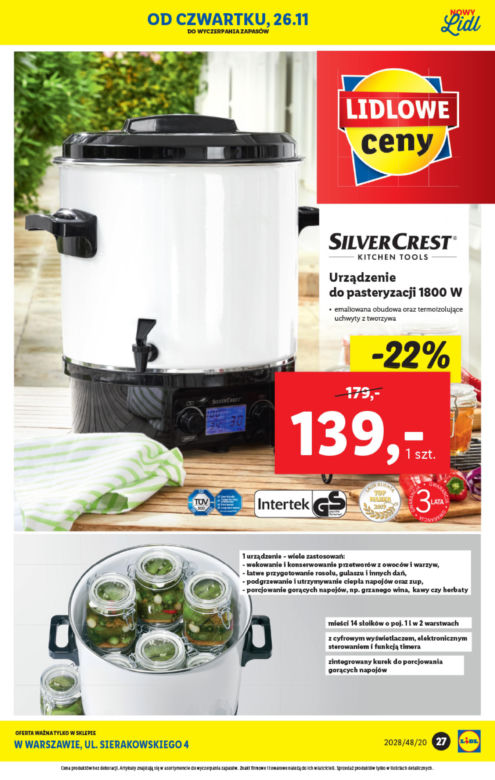 Gigantyczne promocje w warszawskim Lidlu