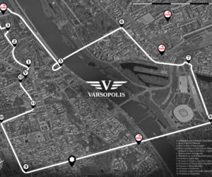 Varsopolis - mapa przejazdu
