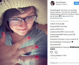 Dominika Gwit zaręczona! Kim jest jej partner?