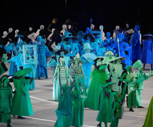 Ceremonia otwarcia IO Mediolan-Cortina d'Ampezzo