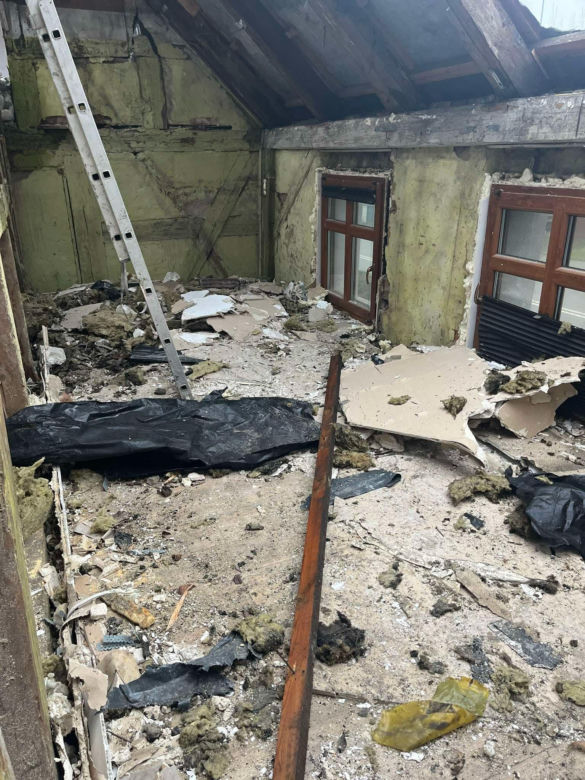 Tragiczny pożar w Czaplinku w święta Bożego Narodzenia 26.12.2024
