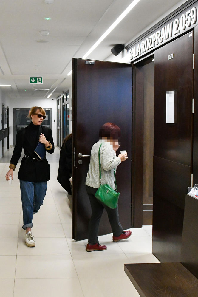 Roma Gąsiorowska w sądzie