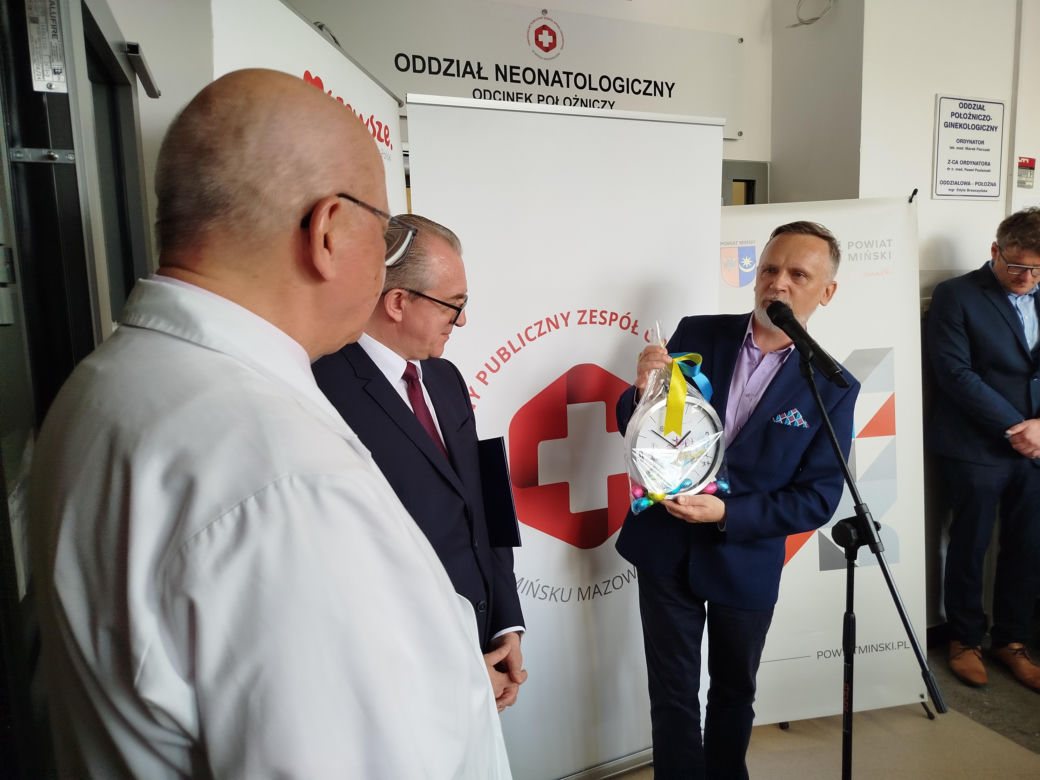 Odnowiony oddział noworodkowy wraz z częścią położniczą w mińskim szpitalu zapewni ciężarnym, rodzącym i maluchom nowoczesne warunki