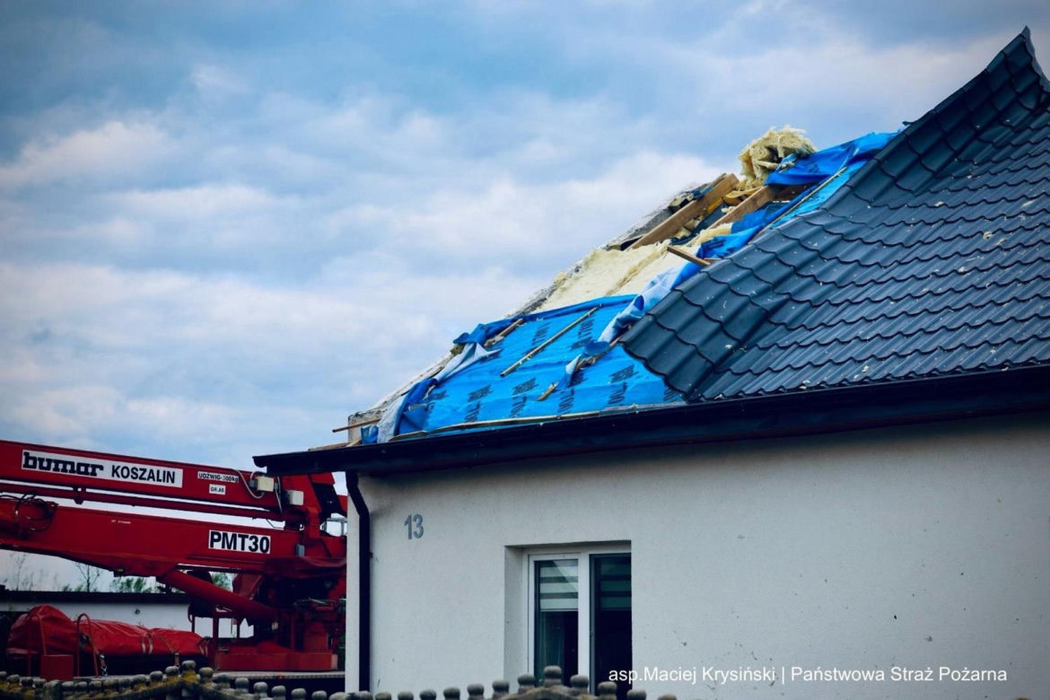 Strażacy interweniowali ponad 2000 razy w związku z pogodą. Najwięcej zgłoszeń z Małopolski