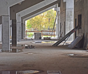 Budowa stadionu w Szczecinie - październik 2020