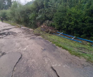 Straty po ulewie w Wojkowej