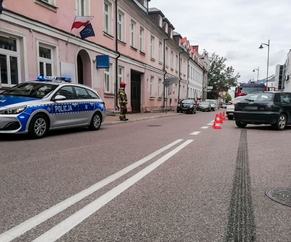 Białystok. Wypadek na ul. Warszawskiej. Jedna osoba ranna