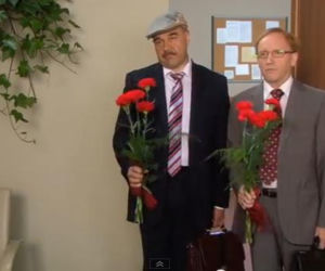 Ranczo 8 sezon. Senator Kozioł (Cezary Żak), Czerepach (Artur Barciś)
