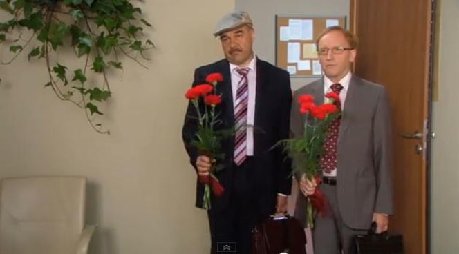 Ranczo 8 sezon. Senator Kozioł (Cezary Żak), Czerepach (Artur Barciś)