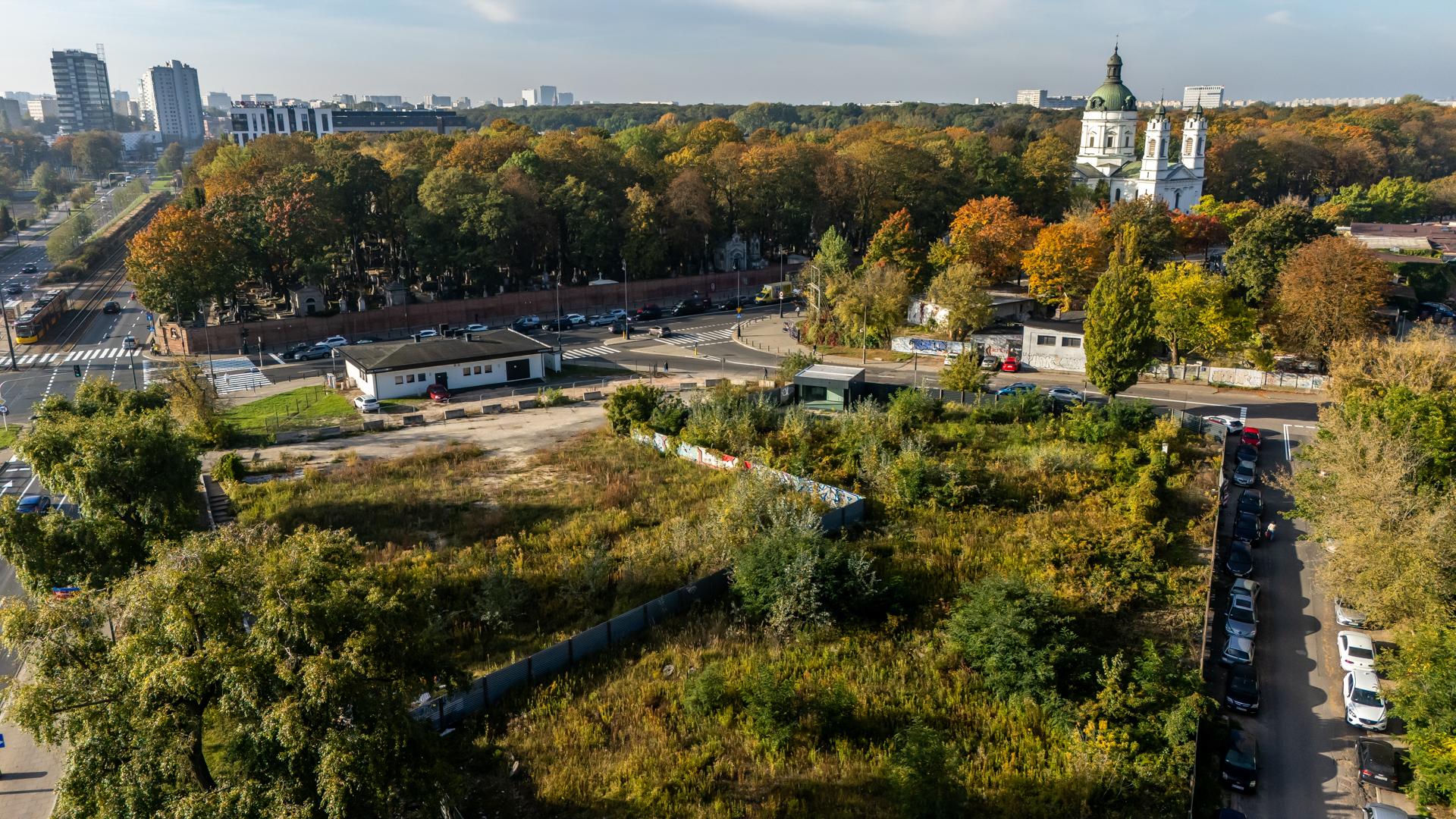 Działka przy ul. Okopowej 65 w Warszawie