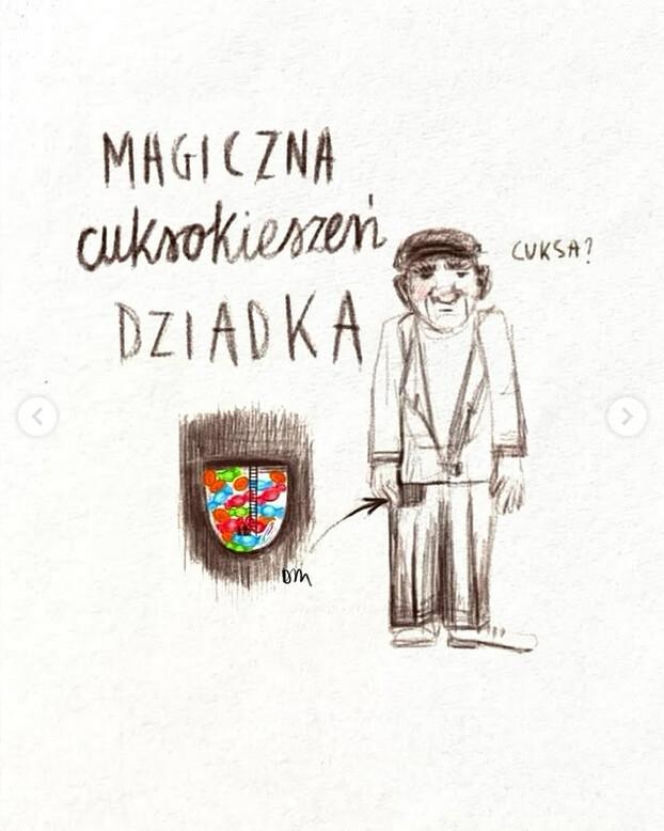 Matylda Damięcka podbija sieć! Jej grafiki o Dniu Dziadka wzruszyły tysiące