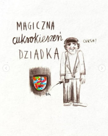 Matylda Damięcka podbija sieć! Jej grafiki o Dniu Dziadka wzruszyły tysiące
