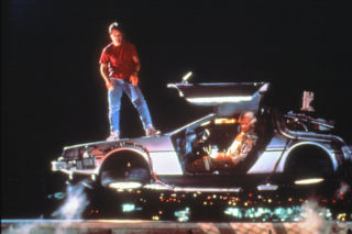 Michael J. Fox i Christopher Lloyd. Powrót do przyszłości/Back to the Future, komedia SF, USA 1985, reż. Robert Zemeckis
