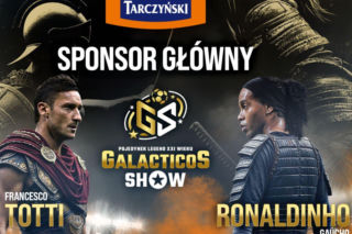 Marka Tarczyński sponsorem meczu piłkarskich legend. Ronaldinho kontra Totti już 25 kwietnia.