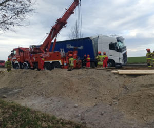 Trudna akcja strażaków z woj. lubelskiego