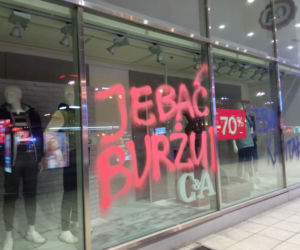 Strajk Kobiet. Pomazane centrum Warszawy