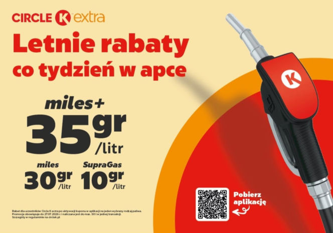 Circle K przedłuża promocję na paliwa